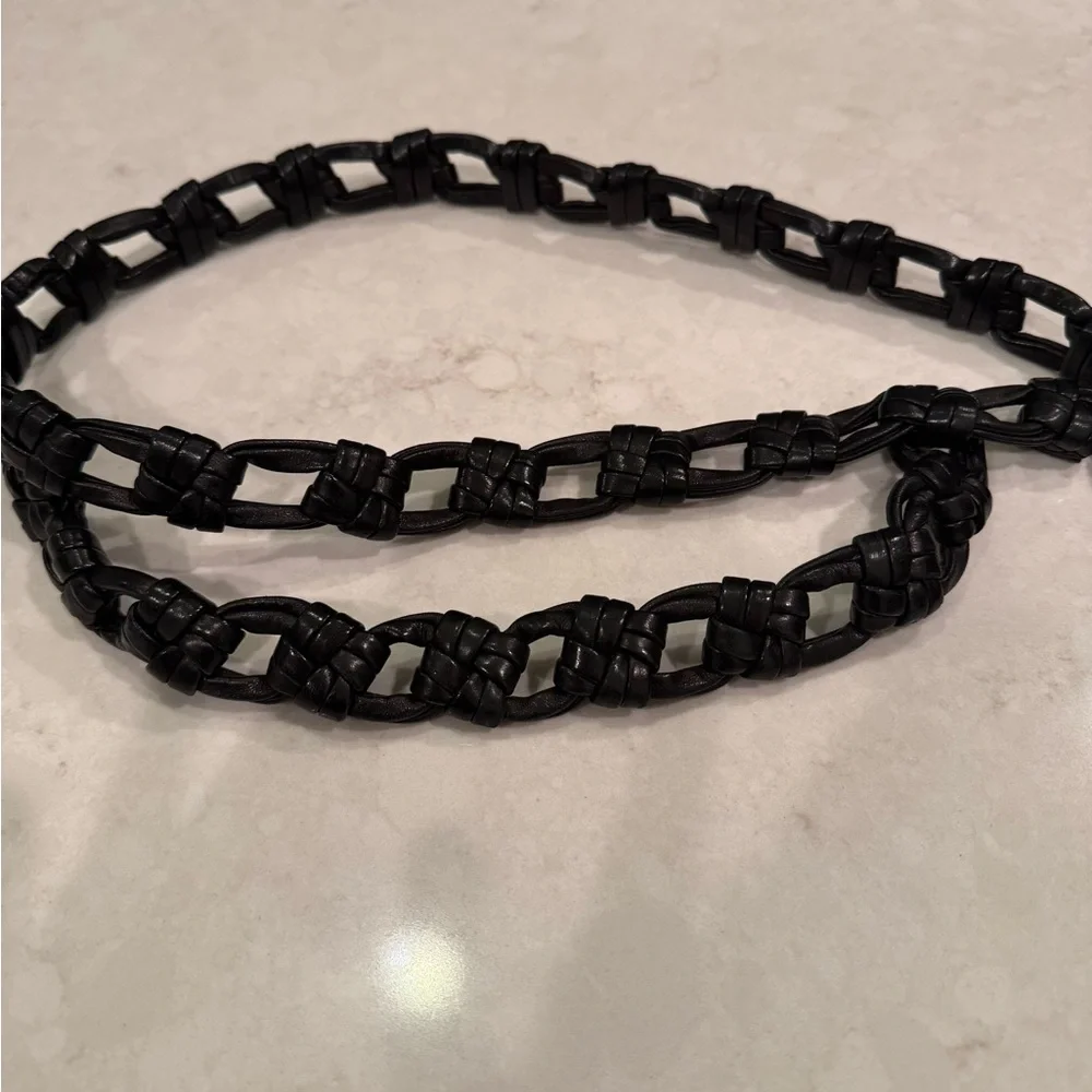 Chanel Haute Couture 1992 vintage leather belt